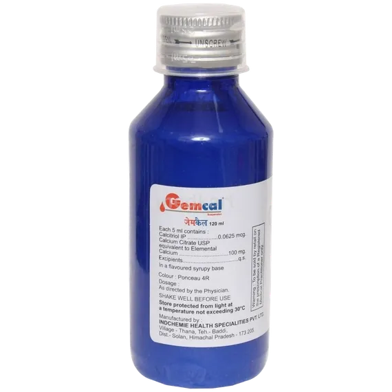 gemcal syrup 120 ml